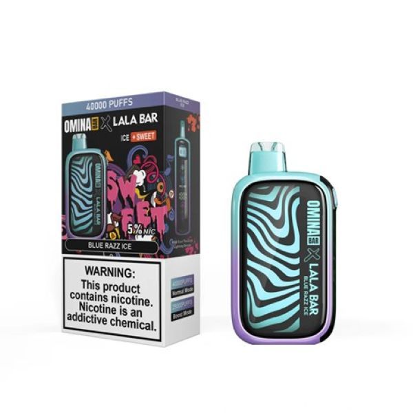 OMINA BAR X LALA BAR 5% DISPOSABLE 40000 PUFFS BOX OF 5