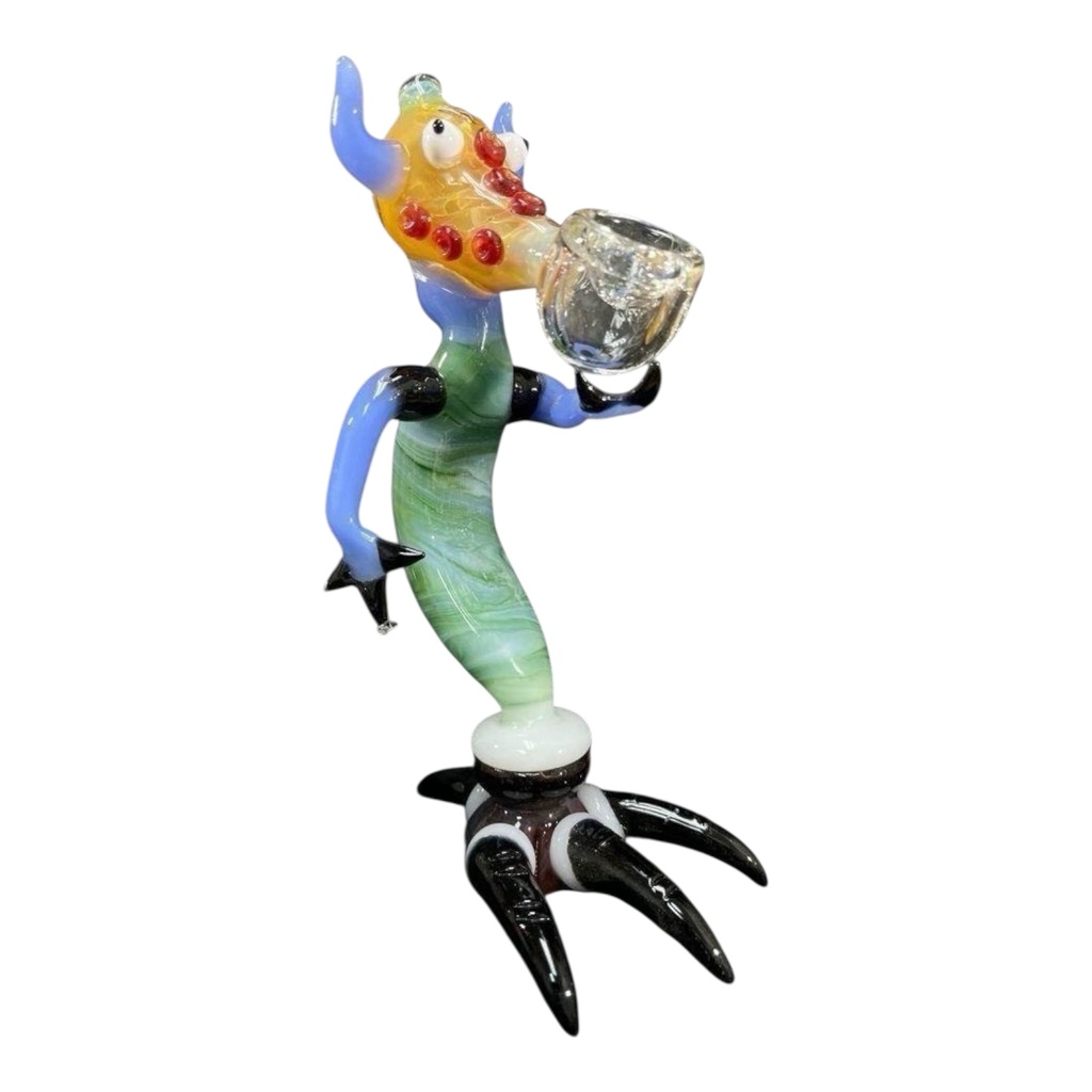 9" BIG TOE GLASS ANIMAL FANCY ASSORTED COLORS