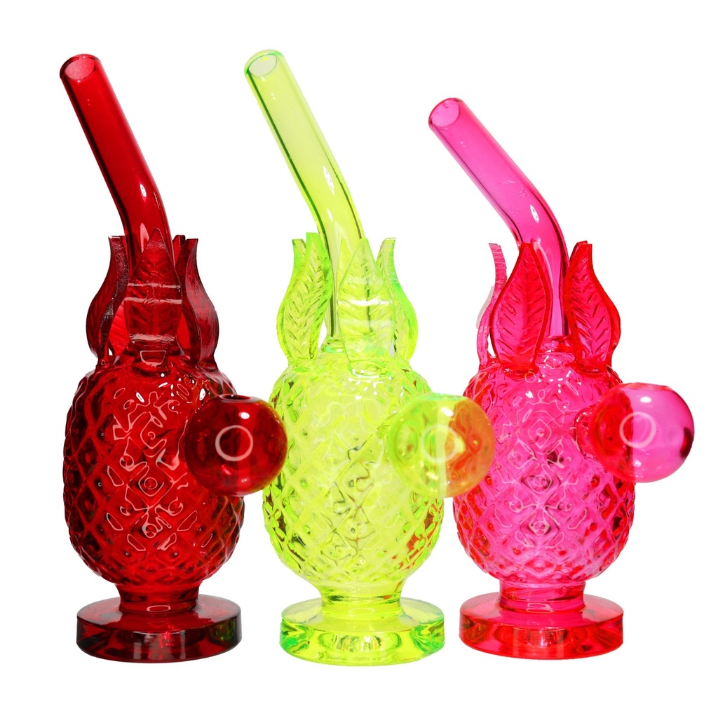 6" PINEAPPLE OIL BURNER WATER PIPE OB-110 ASSORTED COLORS