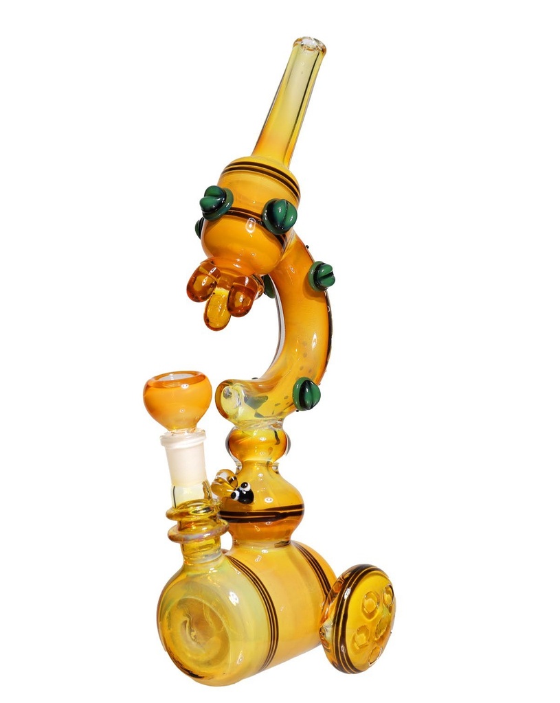 13" SMOKING BUDDY GLASS FANCY BUBBLER ASSORTED COLORS