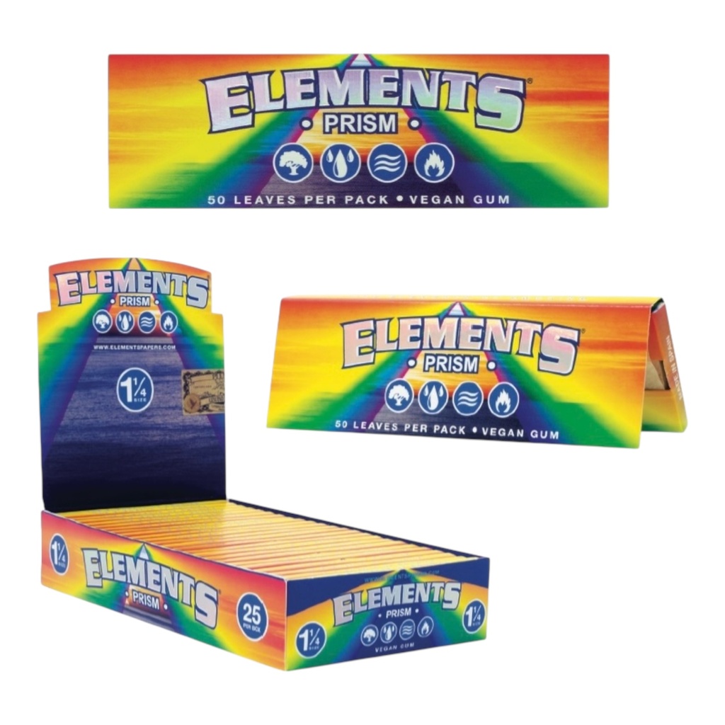 ELEMENTS PRISM 1 1/4 PAPERS BOX OF 25