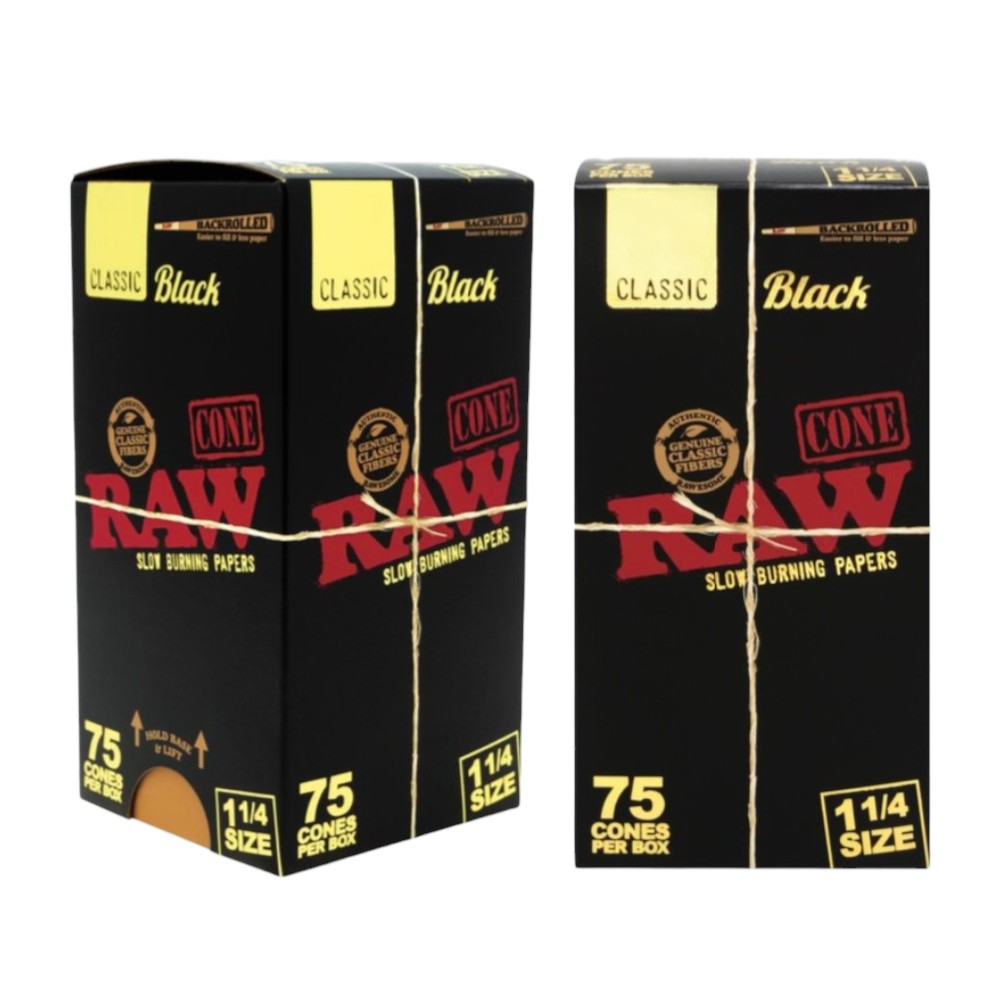 RAW BACKROLLED CONES 75CT