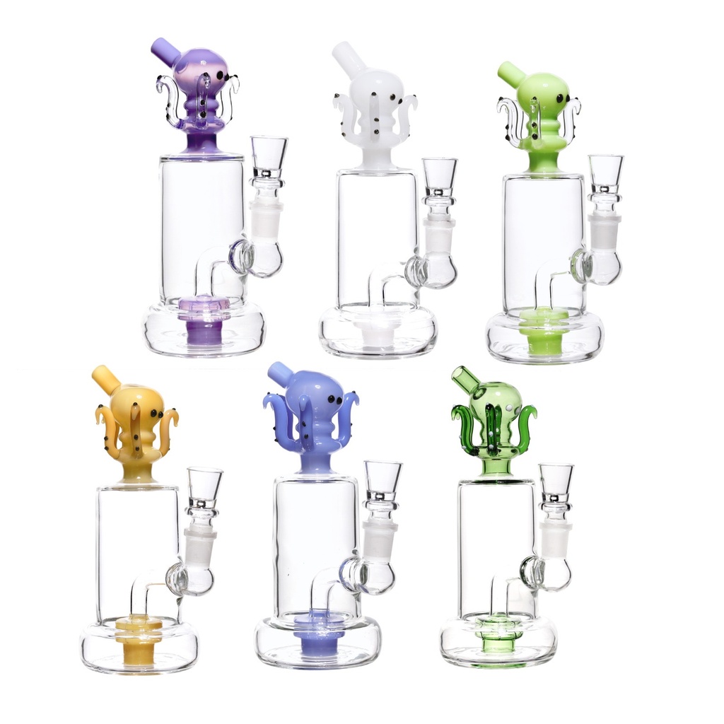 8" ELEPHANT HEAD GLASS BONG MWP-102 ASSORTED COLORS