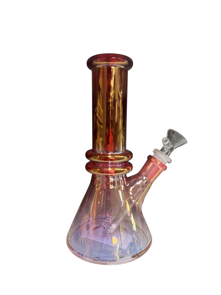 8" FUMED GLASS BONG BIG ASSORTED COLORS
