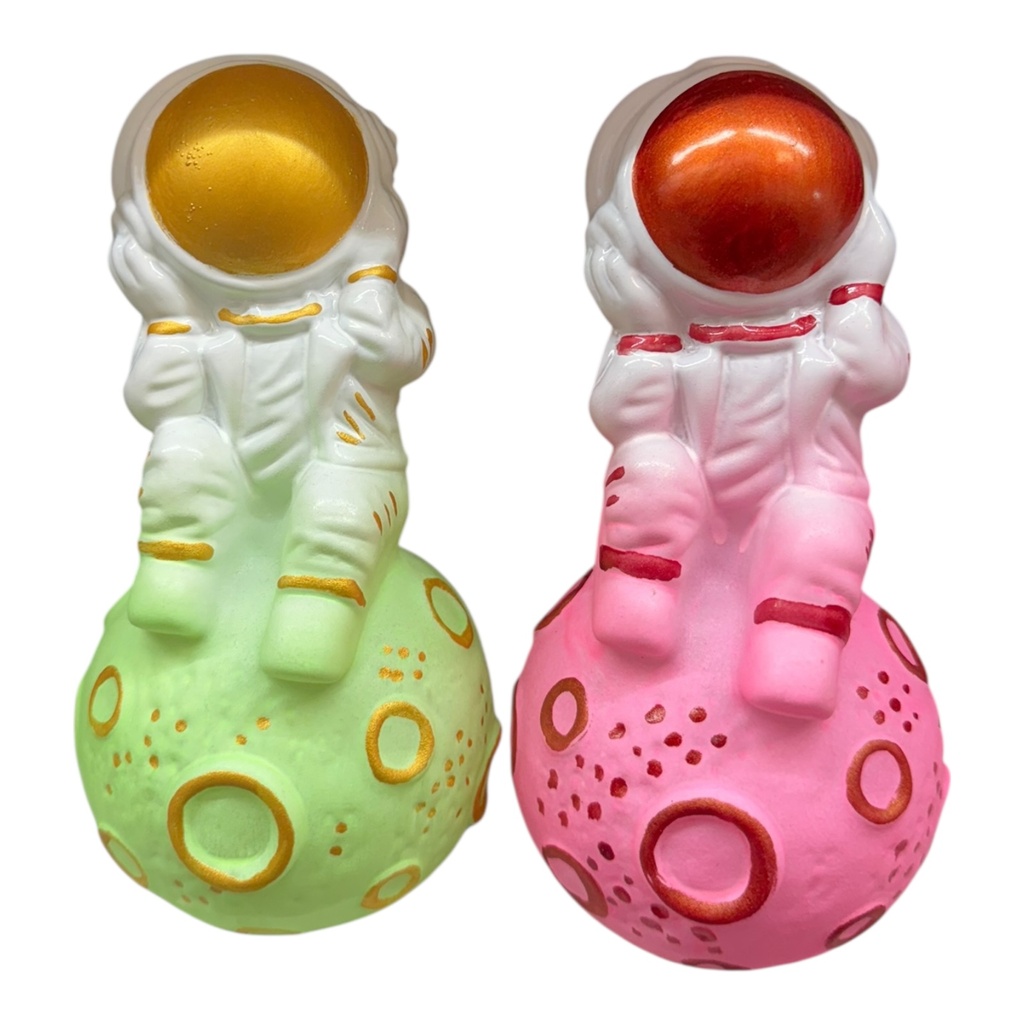 8" MINI MOON GLASS BONG BENT NECK ASSORTED COLORS