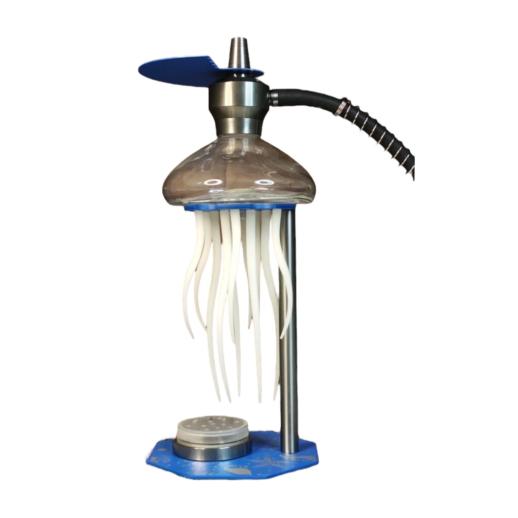 LUXX THE DEEP DRAW ALUMINUM OCTOPUS HOOKAH