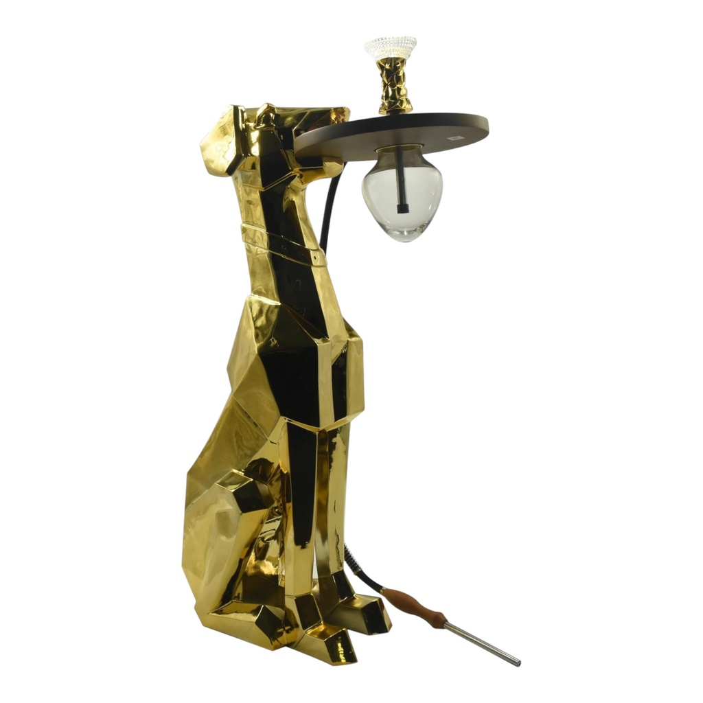 LUXX PHARAOH’S FANG ALUMINUM DOG RESIN HOOKAH ASSORTED COLORS