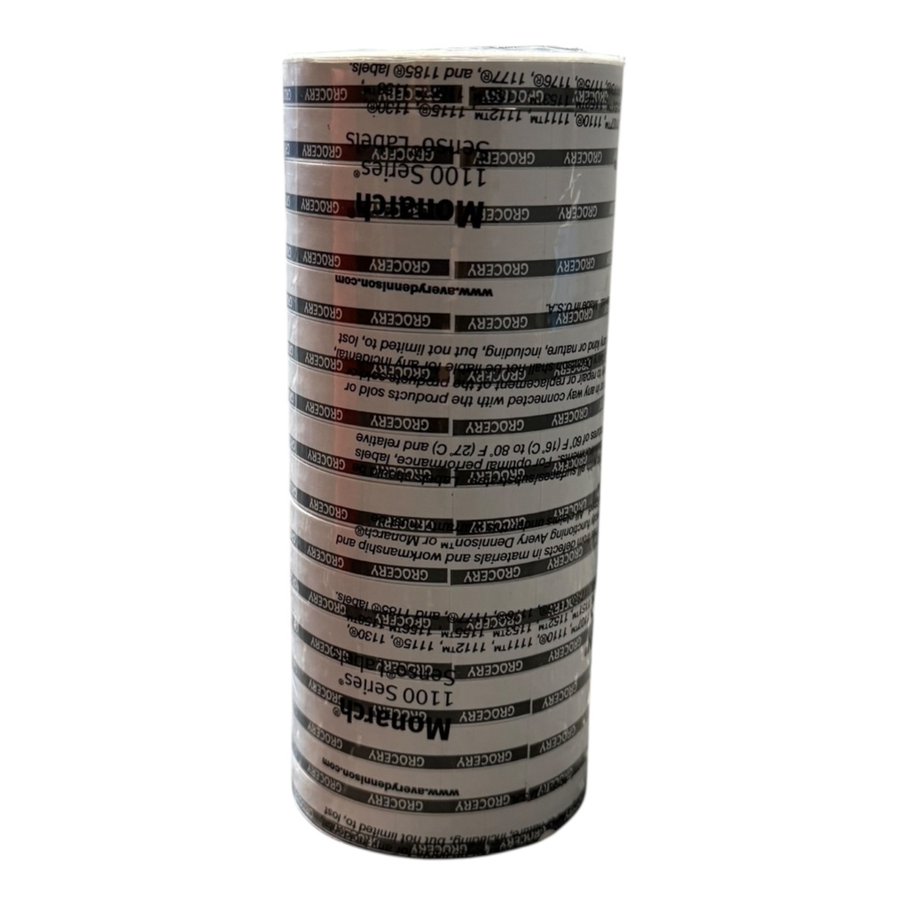 PRICE GUN LABEL WHITE 15CT ROLLS