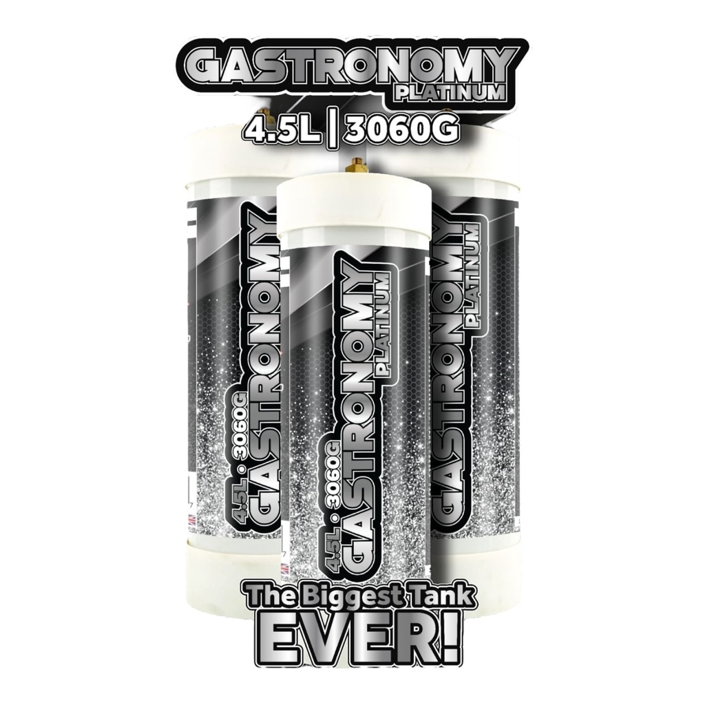 GALAXY GAS GASTRONOMY PLATINUM NITROUS OXIDE CREAM CHARGER 3060G BOX OF 2