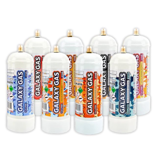GALAXY GAS NITROUS OXIDE CREAM CHARGER 375G BOX OF 6