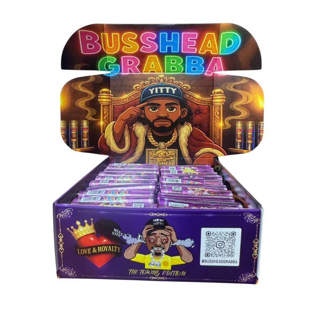 BUSSHEAD PURPLE THE TOWN EDITION GRABBA BOX OF 100