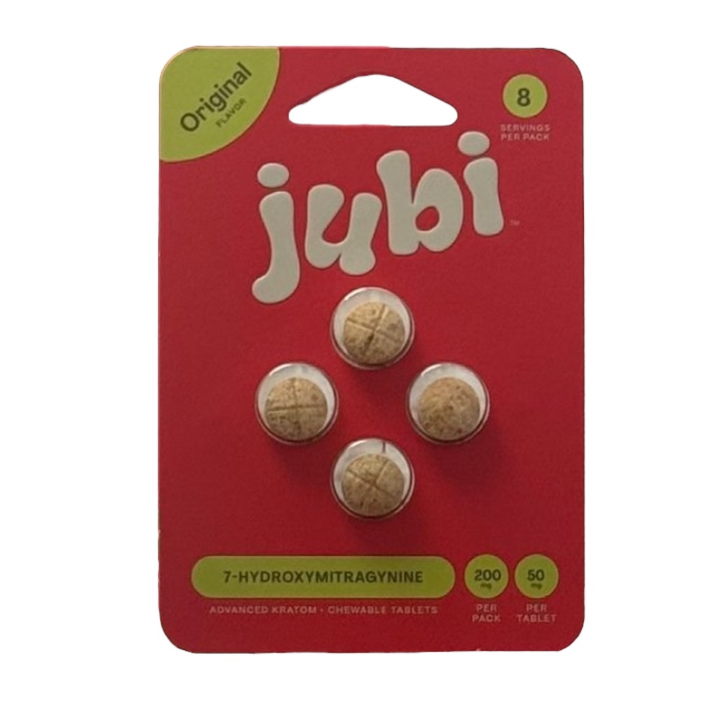 JUBI 50MG 7-HYDROXY ADVANCED KRATOM TABLETS BLISTER 4CT