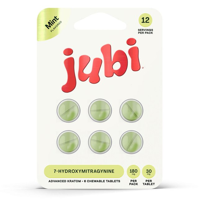 JUBI 30MG 7-HYDROXY ADVANCED KRATOM TABLETS BLISTER 6CT