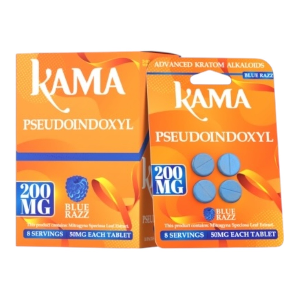 KAMA 50MG PSEUDOINDOXYL KRATOM BLISTER CAPSULES 4CT