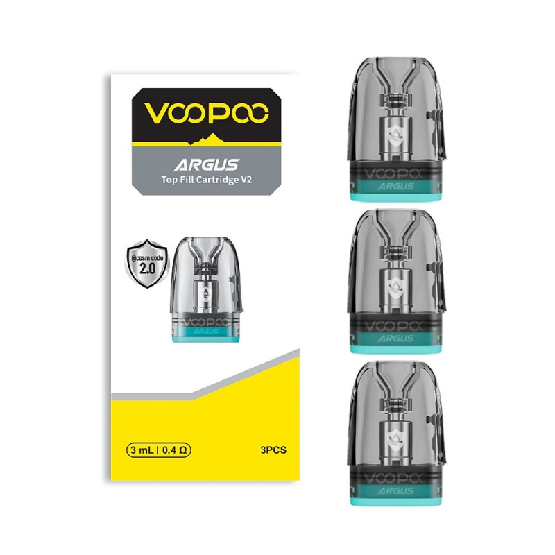 VOOPOO ARGUS TOP FILL CARTRIDGE V2 3ML 3CT