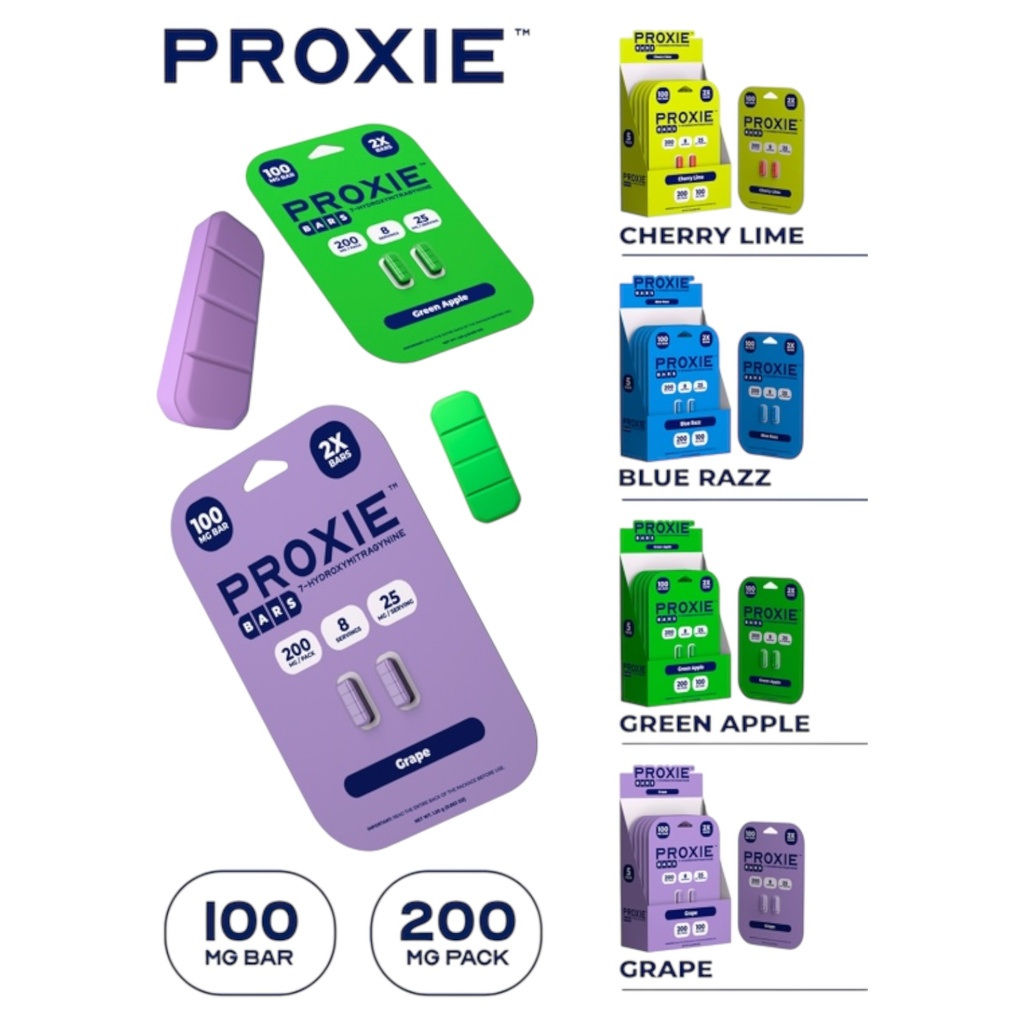 PROXIE 100MG 7-HYDROXY BARS 2CT