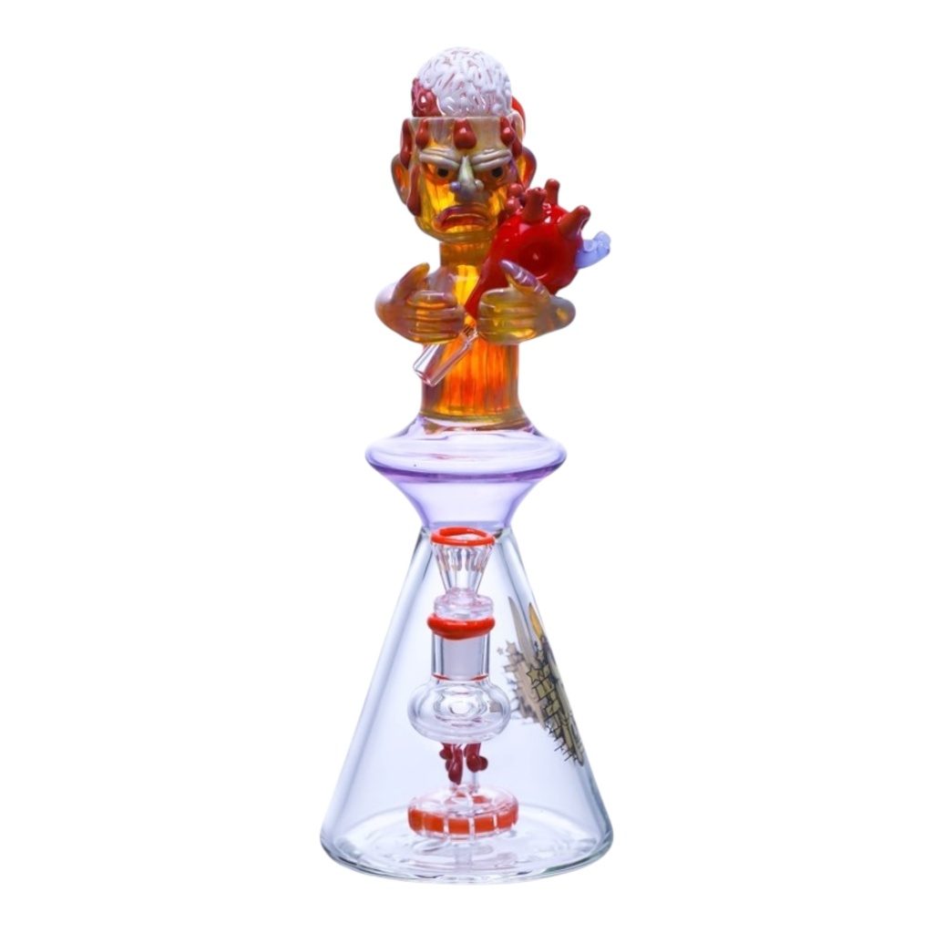 CHEECH CLASSIC HIGH TIME TUBE 12" GLASS PIPE #CHE-359