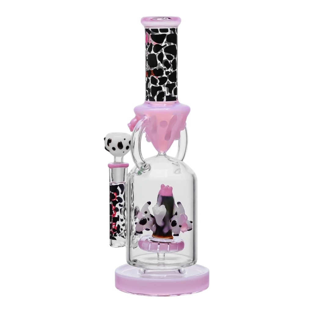 CHEECH MOO JUICE FOR GROWN-UPS 12" GLASS WATER PIPE #CHE-367