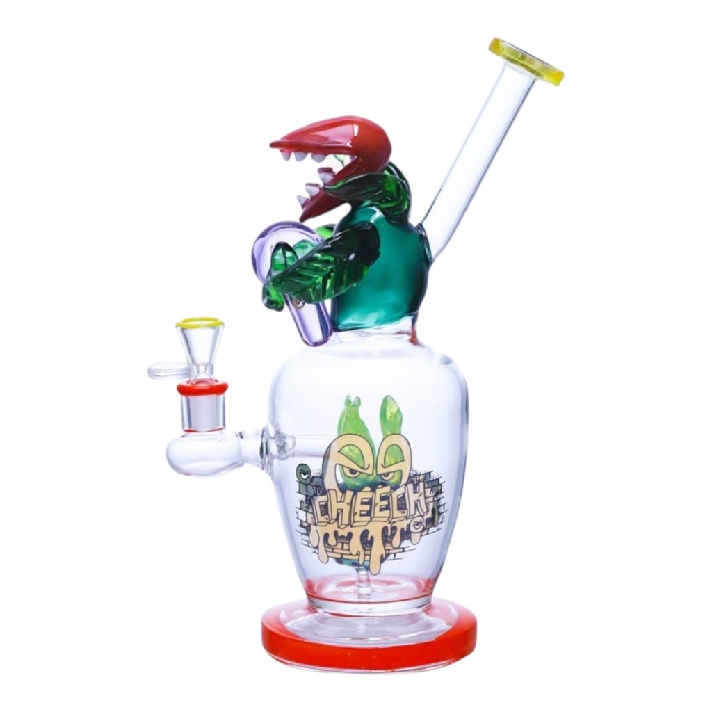 CHEECH SEYMOUR FEED ME 11" GLASS WATER PIPE #CHE-391