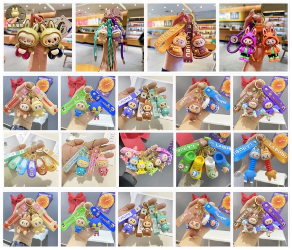 LABUBO KEYCHAIN MIX BAG OF 100