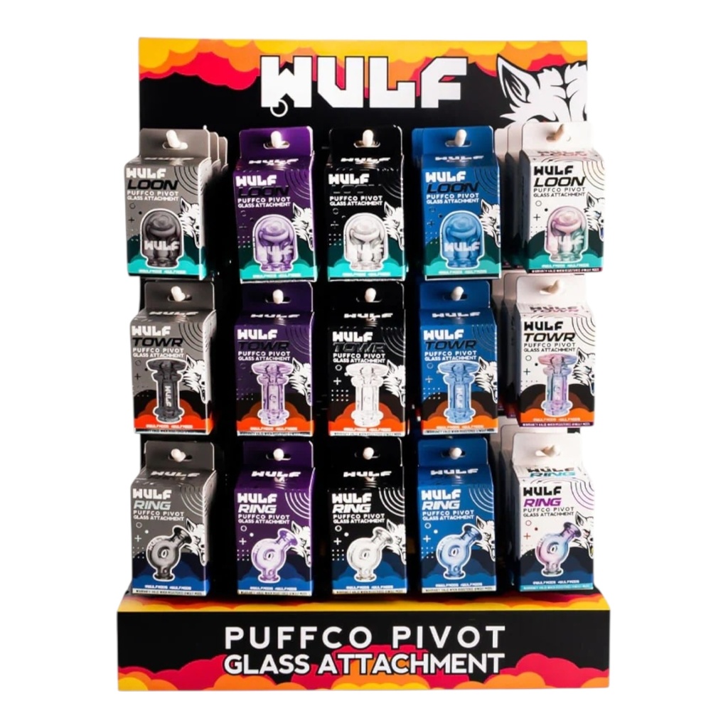 WULF PUFFCO PIVOT GLASS ATTACHEMENT 45CT DISPLAY