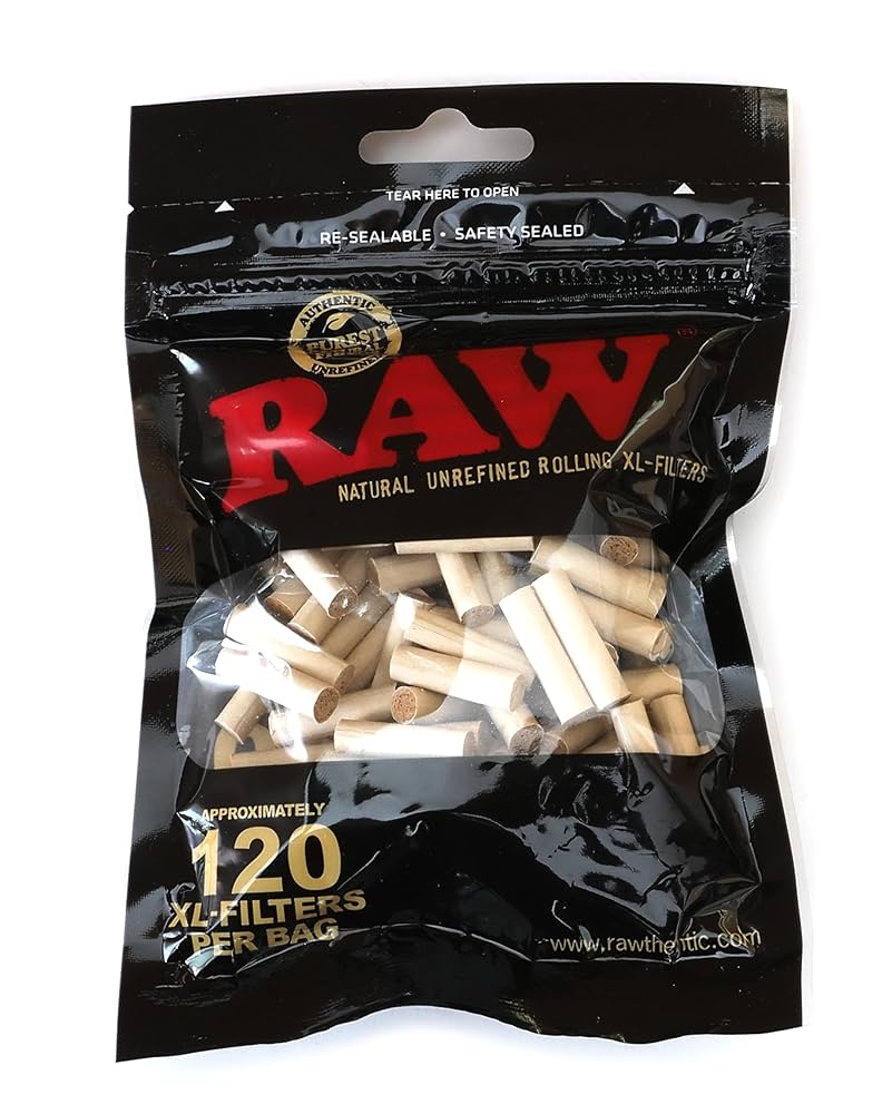 RAW BLACK XL-FILTERS 120CT BAG