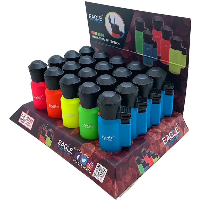 EAGLE TORCH MINI POCKET LIGHTERS BOX OF 20