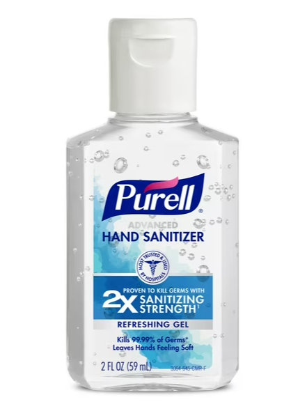 PURELL ADVANCED HAND SANITIZER REFRESHING GEL 2OZ