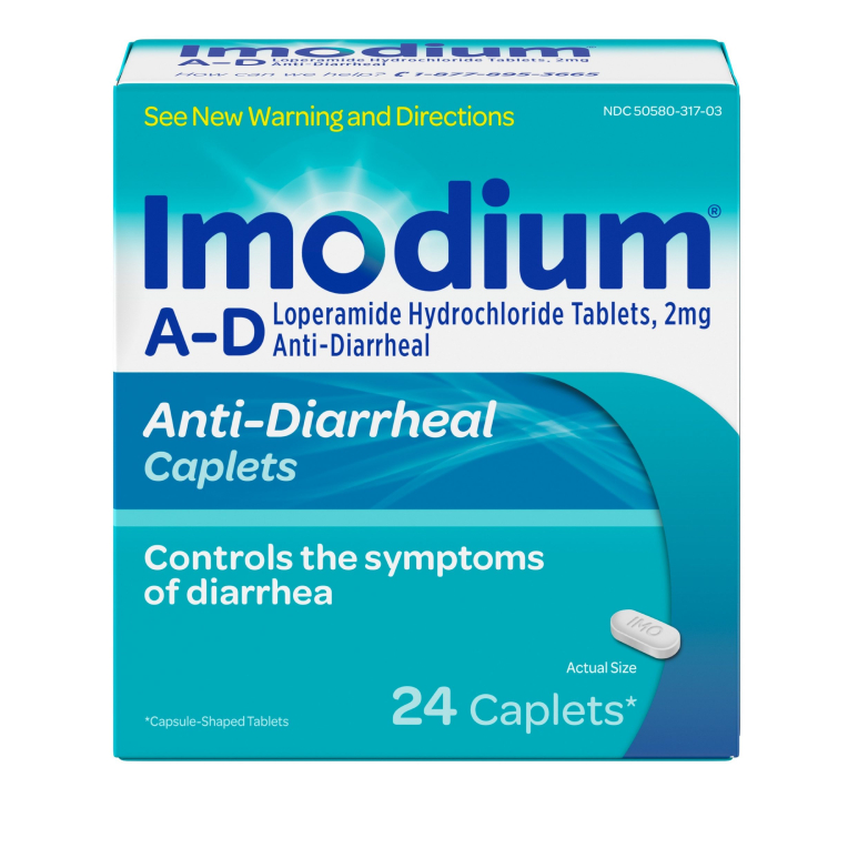 IMODIUM ANTI-DIARRHEAL RELIEF CAPLET 1CT BOX OF 25