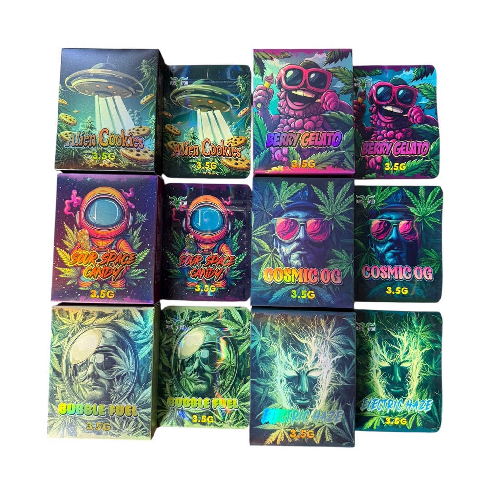 NEW DESIGN SMELL PROOF BOXES 50CT