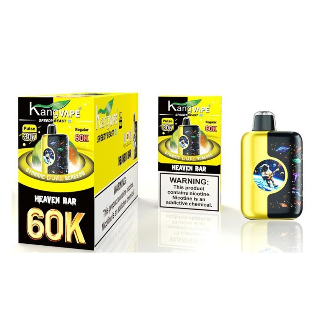 KANGVAPE SPEEDY BEAST X 5% DISPOSABLE 60000 PUFFS BOX OF 5