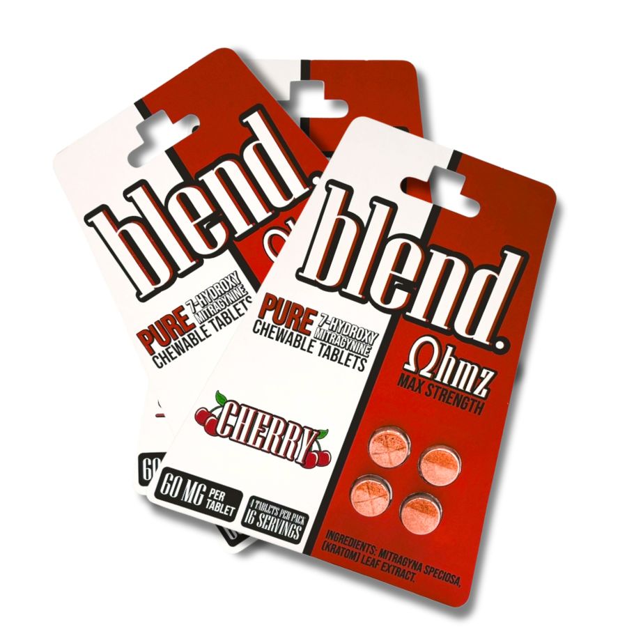 BLEND PURE 60MG 7-HYDROXY CHEWABLE TABLETS 4CT