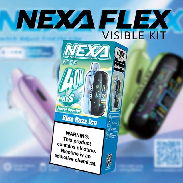 NEXA FLEX CRYSTL KIT 5% DISPOSABLE 40000 PUFFS BOX OF 5