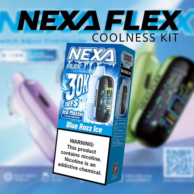 NEXA FLEX ICE MASTER KIT 5% DISPOSABLE 30000 PUFFS BOX OF 5
