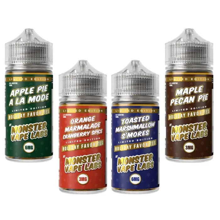 MONSTER VAPE LABS HOLIDAY FAVORITES SYNTHETIC NICOTINE 100ML