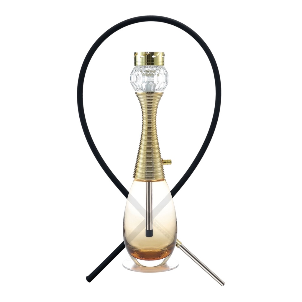 LUXX 4790 HELIX DIAMOND ALUMINUM RESIN HOOKAH