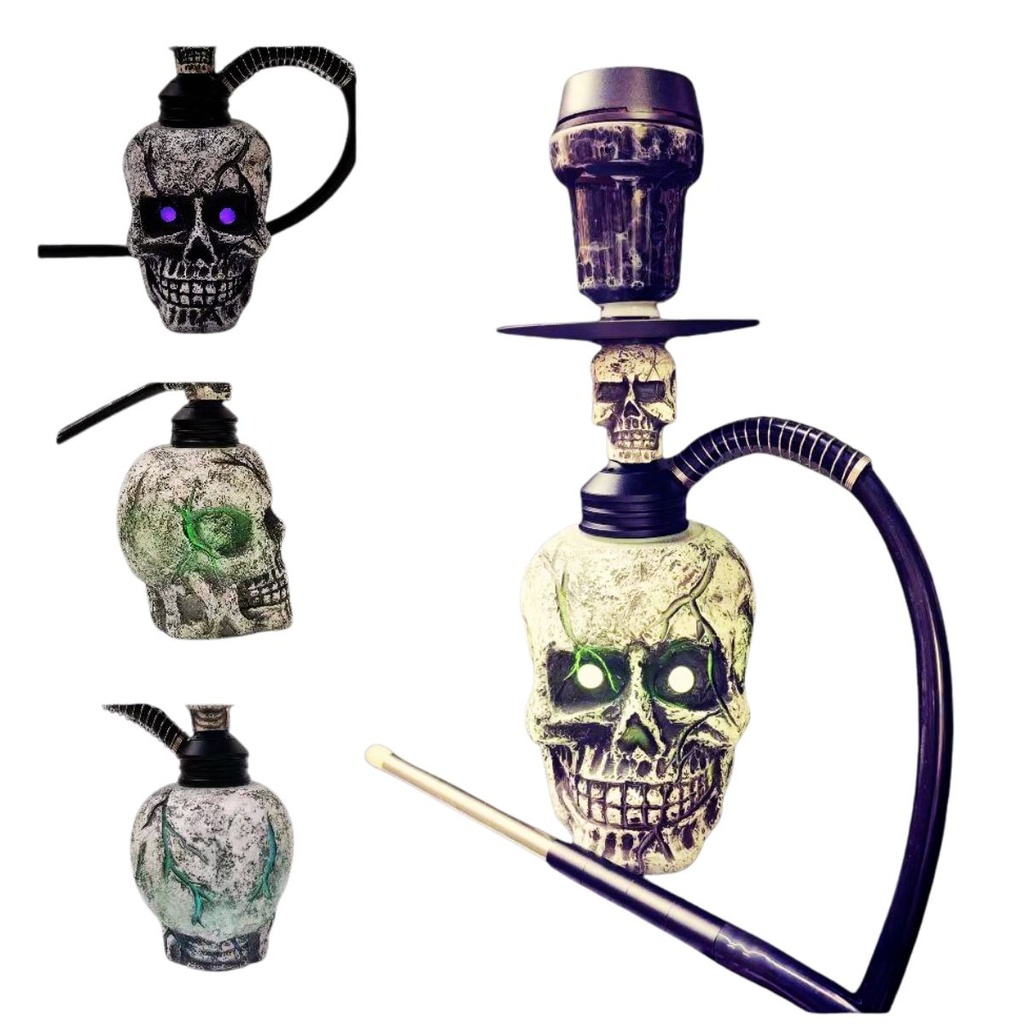 LUXX 4784 DEATH ALUMINUM RESIN HOOKAH