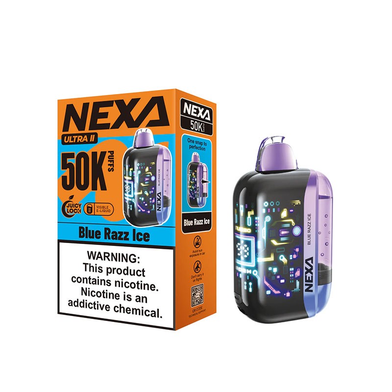 NEXA ULTRA II 5% DISPOSABLE 50000 PUFFS BOX OF 5