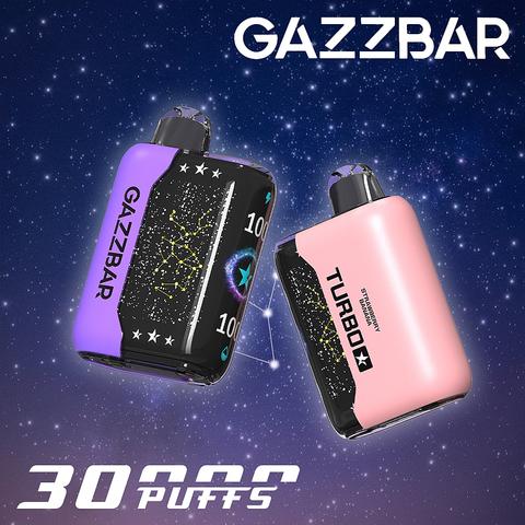 GAZZBAR TURBO 5% DISPOSABLE 30000 PUFFS BOX OF 5