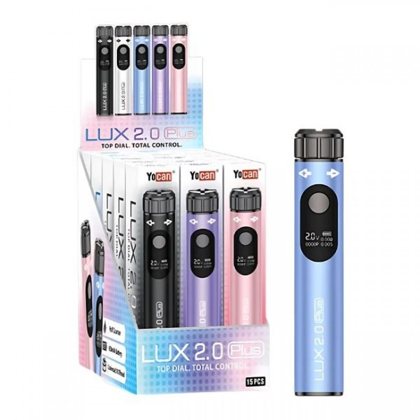 YOCAN LUX 2.0 PLUS BATTERY DISPLAY BOX OF 15