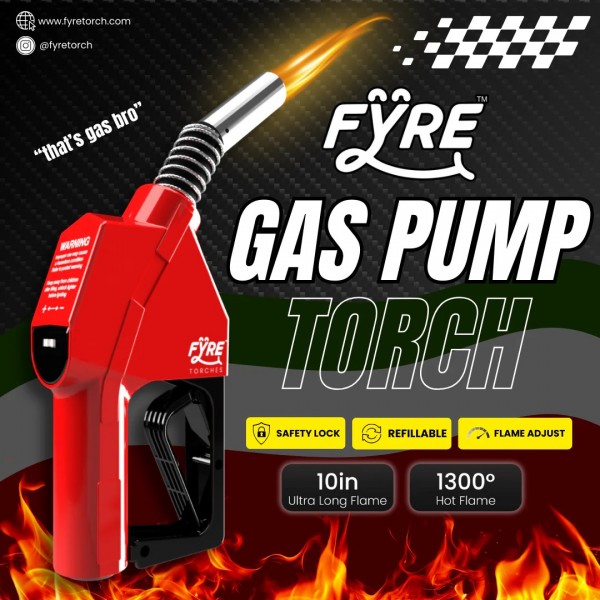 SMYLE LABS FYRE GAS PUMP TORCH LIGHTER