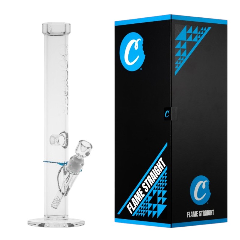 COOKIES FLAME STRAIGHT 17" GLASS WATER PIPE
