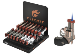 CLICKIT RUGER PISTOL TORCH WITH LAZER GH-5918 BOX OF 16