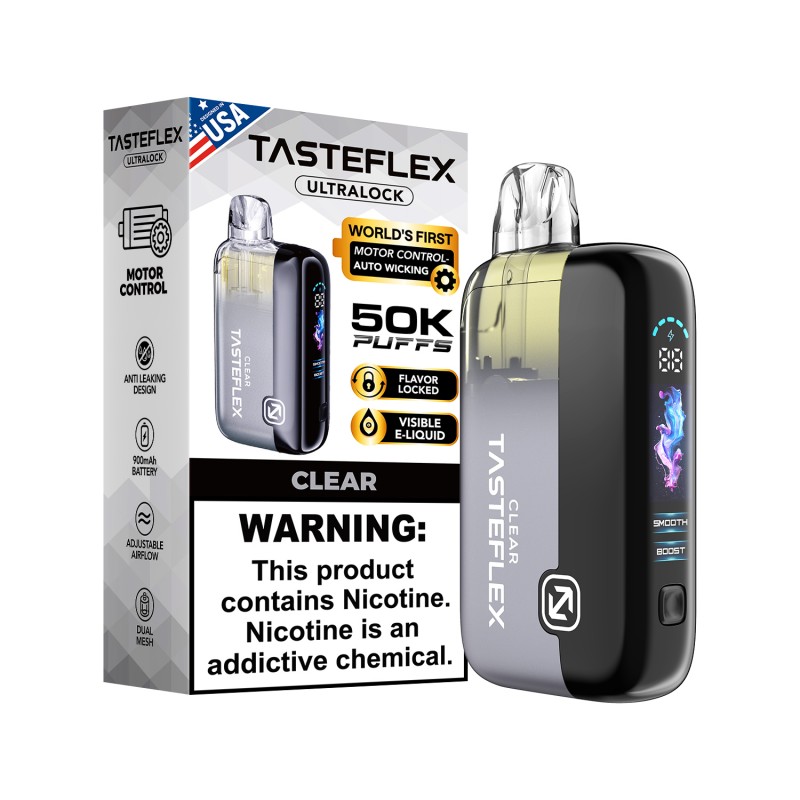 TASTEFLEX ULTRALOCK 5% DISPOSABLE 50000 PUFFS BOX OF 5