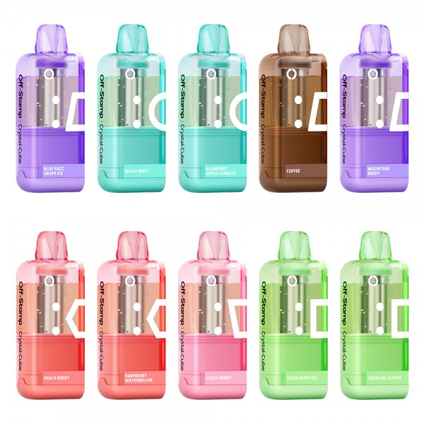 OFF-STAMP CRYSTAL CUBE 35K 5% DISPOSABLE POD BOX OF 5