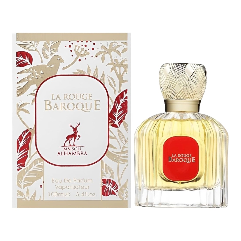 MAISON ALHAMBRA LA ROUGE BAROQUE EAU DE PARFUM 3.4OZ