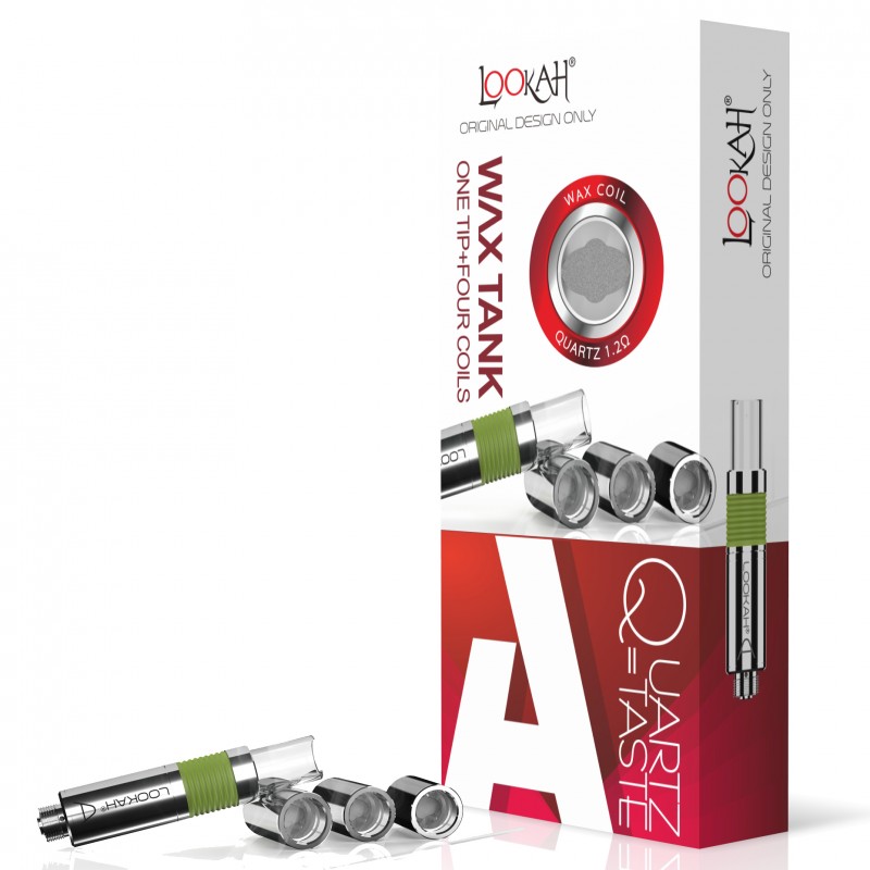 LOOKAH WAX TANK QUARTZ 1.2OHM WAX COIL 4CT