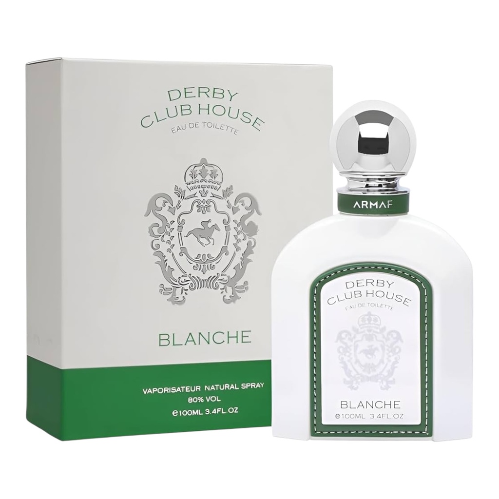 ARMAF DERBY CLUB HOUSE BLANCHE  EAU DE PARFUM 3.4OZ