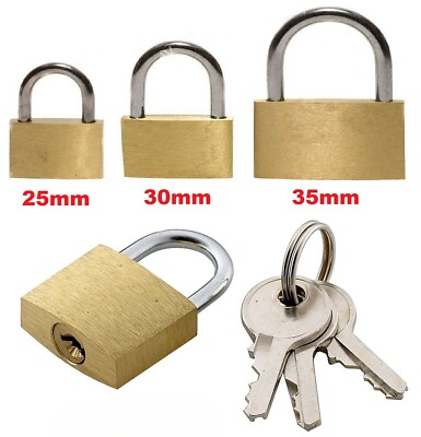 LOCKMAN BRASS PADLOCK 25-30-40MM BOX OF 12