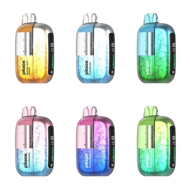 PLOOX ULTRA S KIT 5% DISPOSABLE 55000 PUFFS BOX OF 5